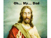 Padre lleva joven medio bautizar