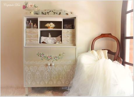 Lino y encaje (a pincel)