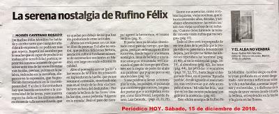 LA SERENA NOSTALGIA DE RUFINO FÉLIX MORILLÓNMOISÉS CAYETA...