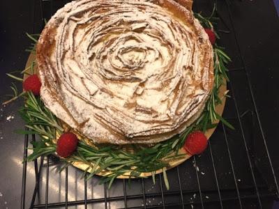 PASTEL DE PASTA FILO Y CREMA