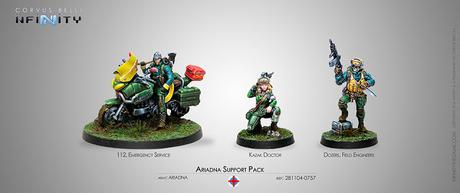 Novedades de enero de Infinity y Aristeia! desveladas