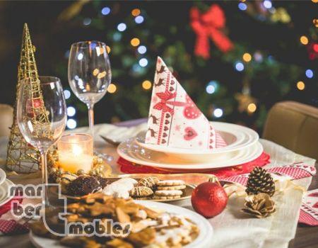 Ideas de decoración para la mesa de Navidad