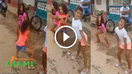 Niñas cubanas bailando el Palón Divino causa fuerte polémica en las redes