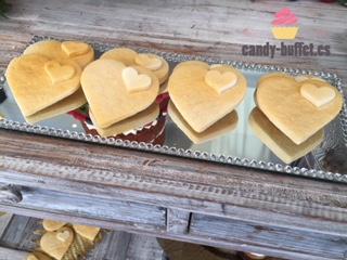 Galletas corazón