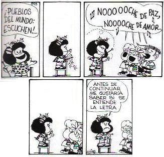 Mafalda, Charlie Brown y Miki & Duarte.