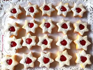 GALLETAS DE ESTRELLITAS CON MERMELADA