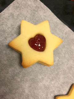 GALLETAS DE ESTRELLITAS CON MERMELADA