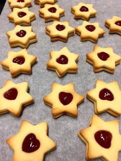 GALLETAS DE ESTRELLITAS CON MERMELADA