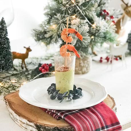 Un receta fácil para Navidad: Hummus de aguacate y gamba roja con La Sirena