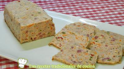 Receta fácil de terrina o galantina de pollo