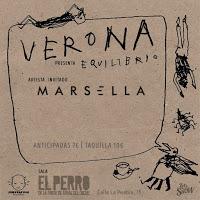 Concierto de Verona y Marsella en El perro de la parte de atrás del coche