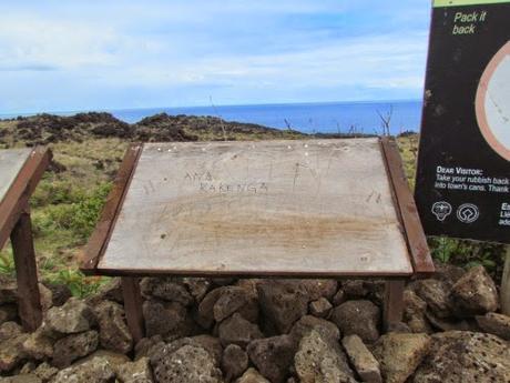 Ana Kakenga. Cueva de las dos ventanas. Rapa Nui