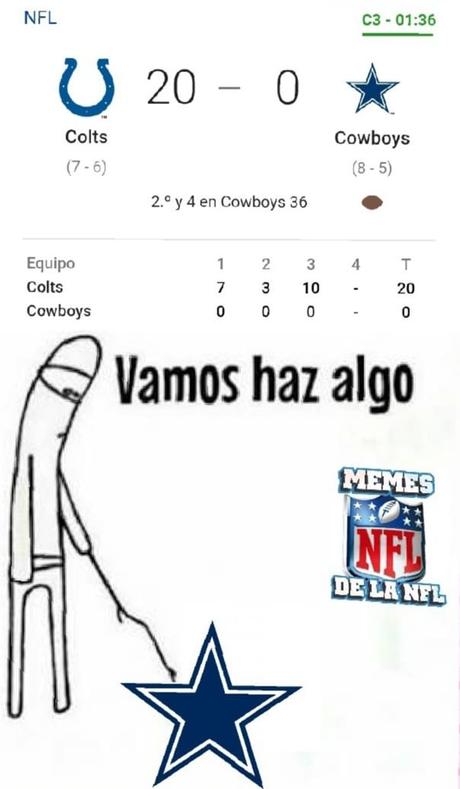 Los mejores memes NFL de la semana 15 – Temporada 2018