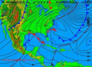 Baja extratropical afectará mitad occidental de Cuba [+ mapas]