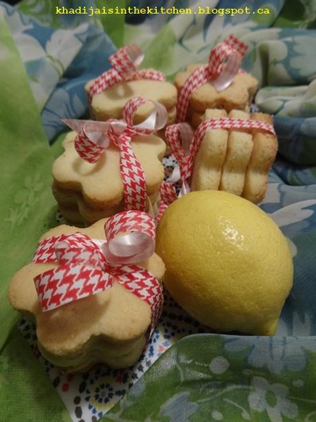 SABLÉS AU CITRON / LEMON SABLÉS / SABLÉS DE LIMÓN / سابلي