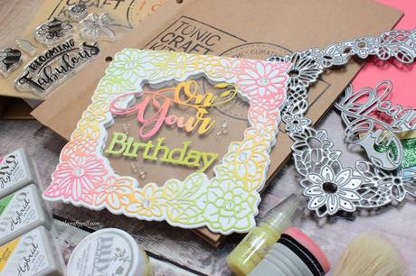 Shaped Card with TONIC CRAFT KIT #17