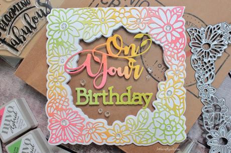 Shaped Card with TONIC CRAFT KIT #17