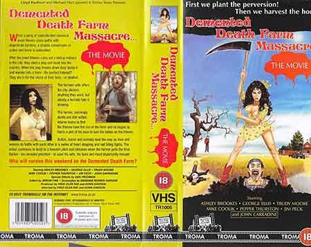 Demented Death Farm Massacre, Portada VHS USA Demented Death Farm Massacre, Portada VHS USA