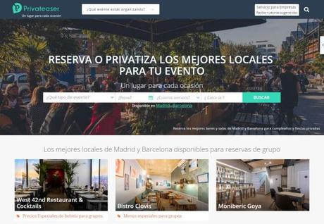 Organización de eventos para empresas con Privateaser