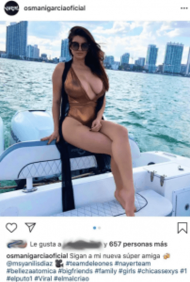 Conoce a la nueva “superamiga” de Osmani García
