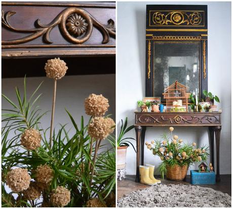 CÓMO DECORAR TU NAVIDAD CON PLANTAS Y OBJETOS ANTIGUOS