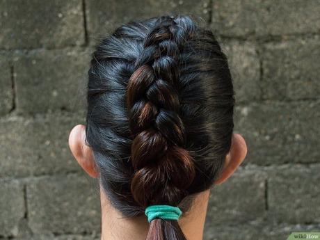 Trenza francesa invertida