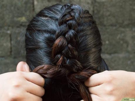 Trenza francesa invertida