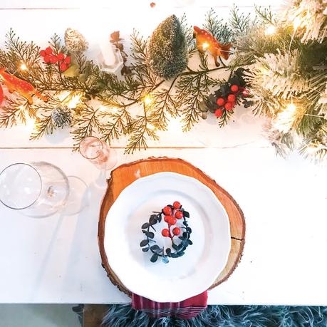 Una mesa de Navidad con IKEA