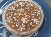 Tarta almendras nata