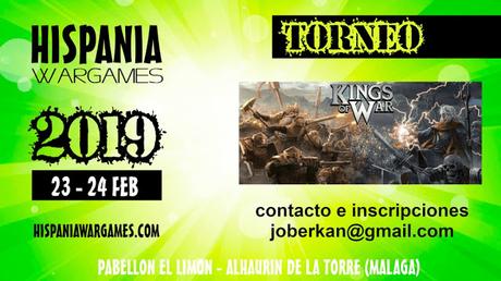 Mas confirmaciones de Stands y Torneos para Hispania Wargames 2019