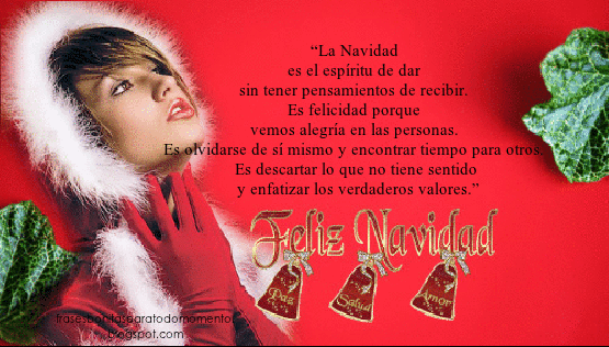 La Navidad es el espíritu de dar sin tener pensamientos de recibir. Es felicidad porque vemos alegría en las personas. Es olvidarse de sí mismo y encontrar tiempo para otros. Es descartar lo que no tiene sentido y enfatizar los verdaderos valores.  -Thomas S. Monso