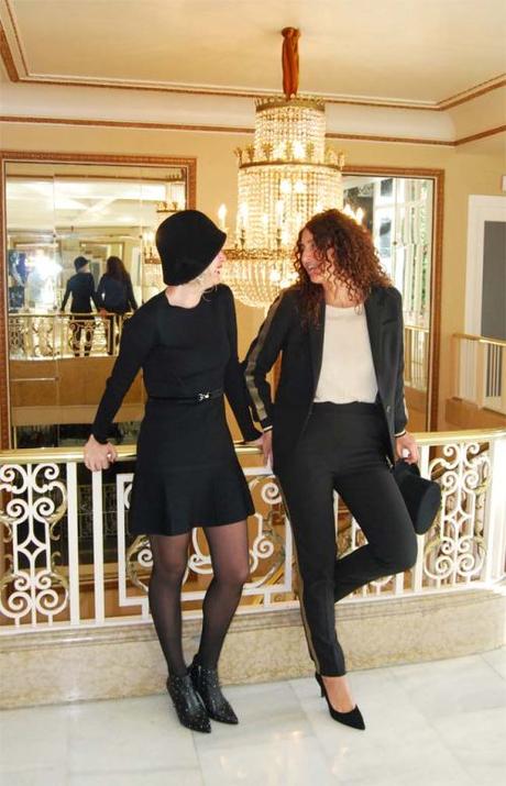 A lo Marlene Dietrich y Coco Chanel, con chistera y cloche A lo Marlene Dietrich y Coco Chanel, con chistera y cloche