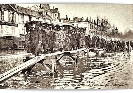 El París inundado de 1910