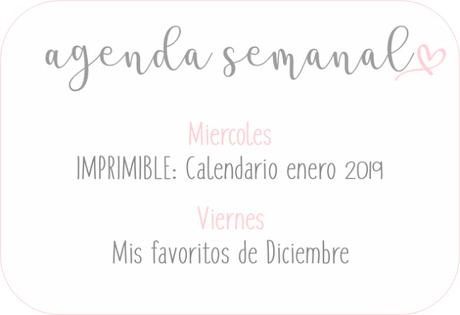 Agenda Semanal 24/12 - 30/12