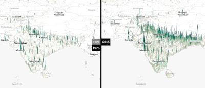 Desarrollo local: Visualiza en 3D cuánta gente vive en cada zona del mundo