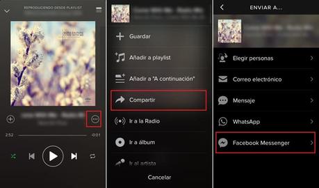 Trucos para aprovechar spotify al máximo Spotify compartir música reproducción app aplicaciones