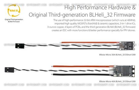 Hbw Xrotor 30901015 Hobbywing Micro 40a Blheli 32 Dshot1200 Multirotor Brushless Esc 3 6s Review Usd17 99 Myrcmart