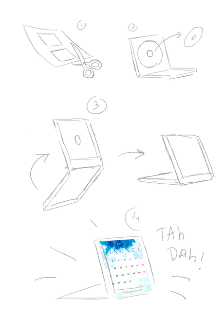 Regalo: calendario 2019 de Chibimundo