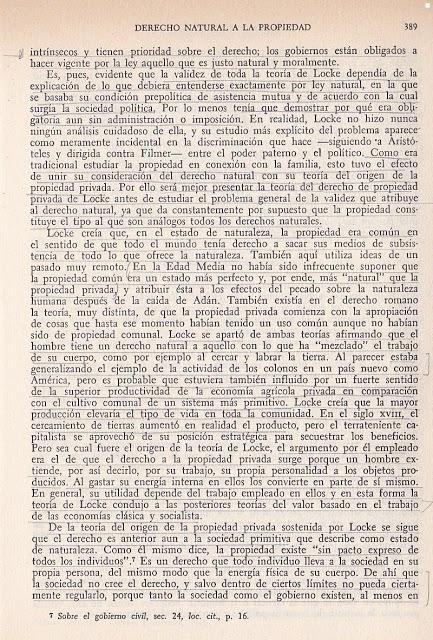 LOCKE Y LA PROPIEDAD PRIVADA