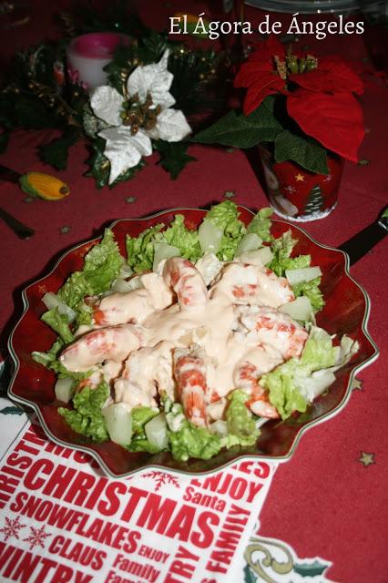 Cóctel de langostinos  