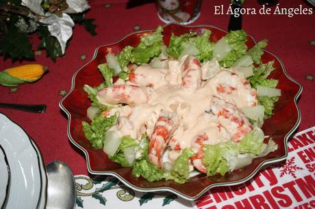 Cóctel de langostinos  