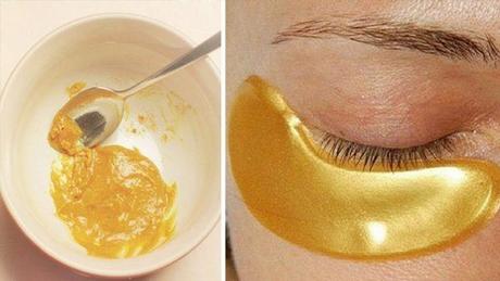 Mascarilla de oro para fin de año