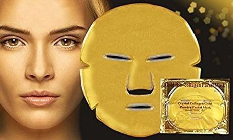 Mascarilla de oro para fin de año