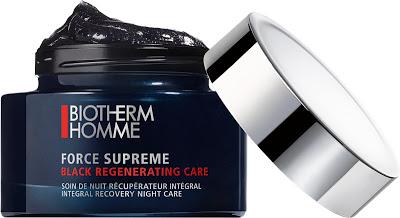 Force Supreme Black Regenerating Care, Una Noche de Descanso para la Piel Masculina de Biotherm Homme