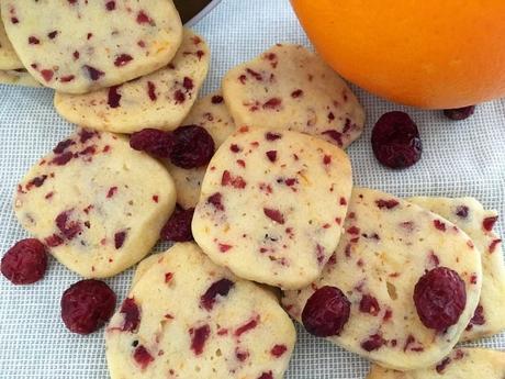 Galletas fáciles de naranja y arándanos