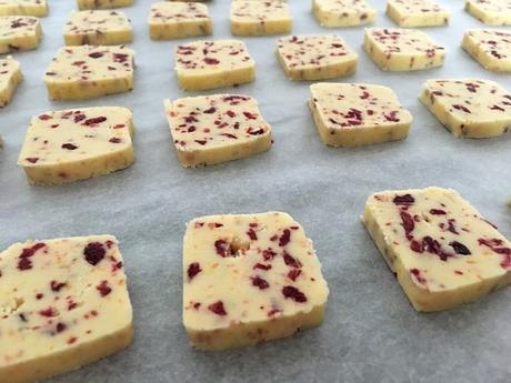 Galletas fáciles de naranja y arándanos