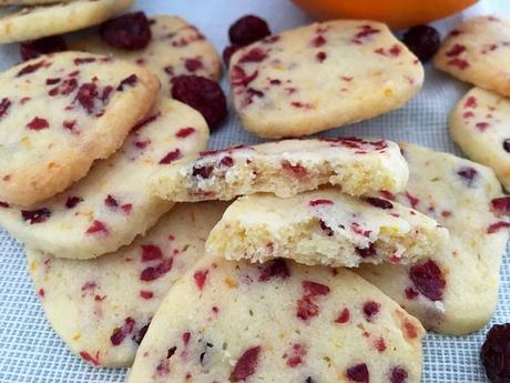 Galletas fáciles de naranja y arándanos