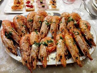 Gambas al cava // Gambas a la plancha