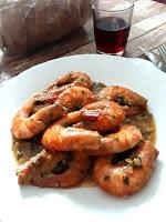 Gambas al cava // Gambas a la plancha