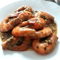 Gambas al cava // Gambas a la plancha Gambas al cava // Gambas a la plancha